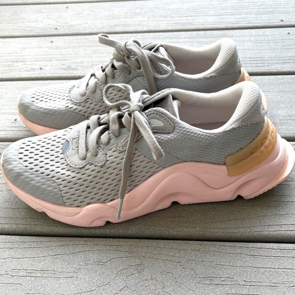 Sorel Kinetic RNEGD Lace Shoe - Dove, Peach Blossom - Women's 9 - Picture 3 of 7